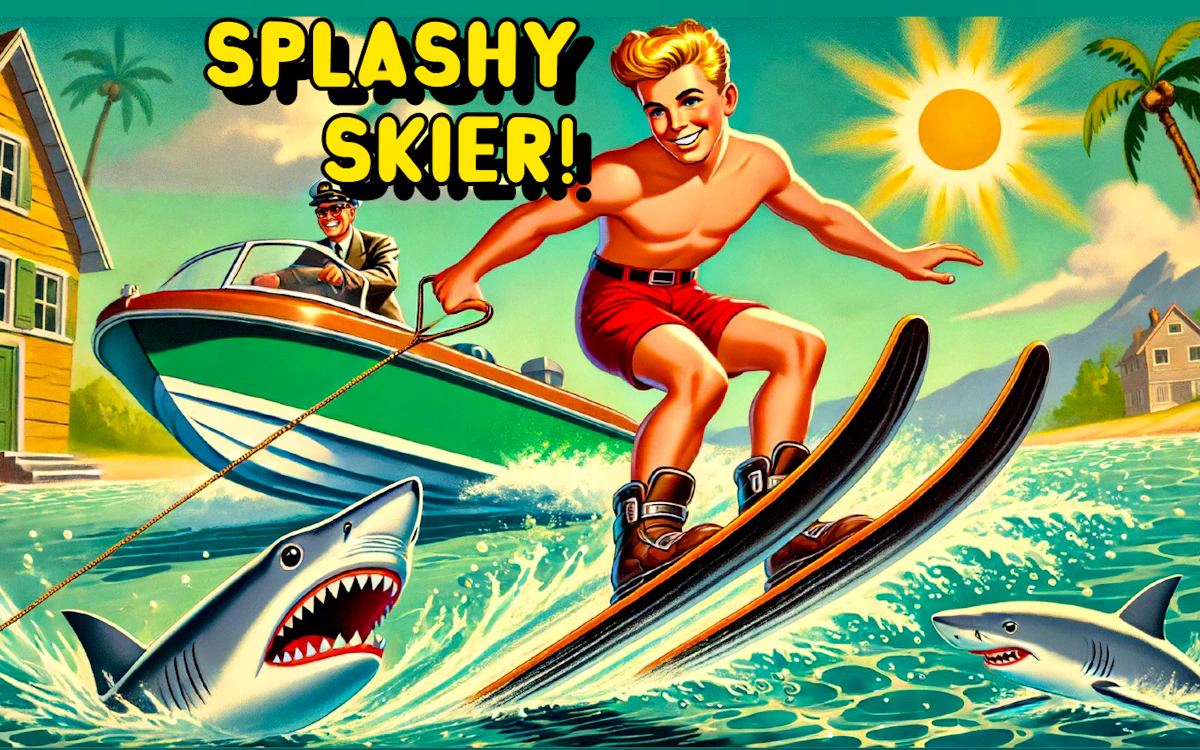 Play Splashy Skier — free online Retro game