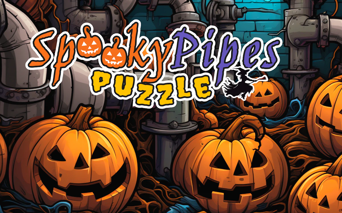 Play Spooky Pipes Puzzle — free online Puzzle game