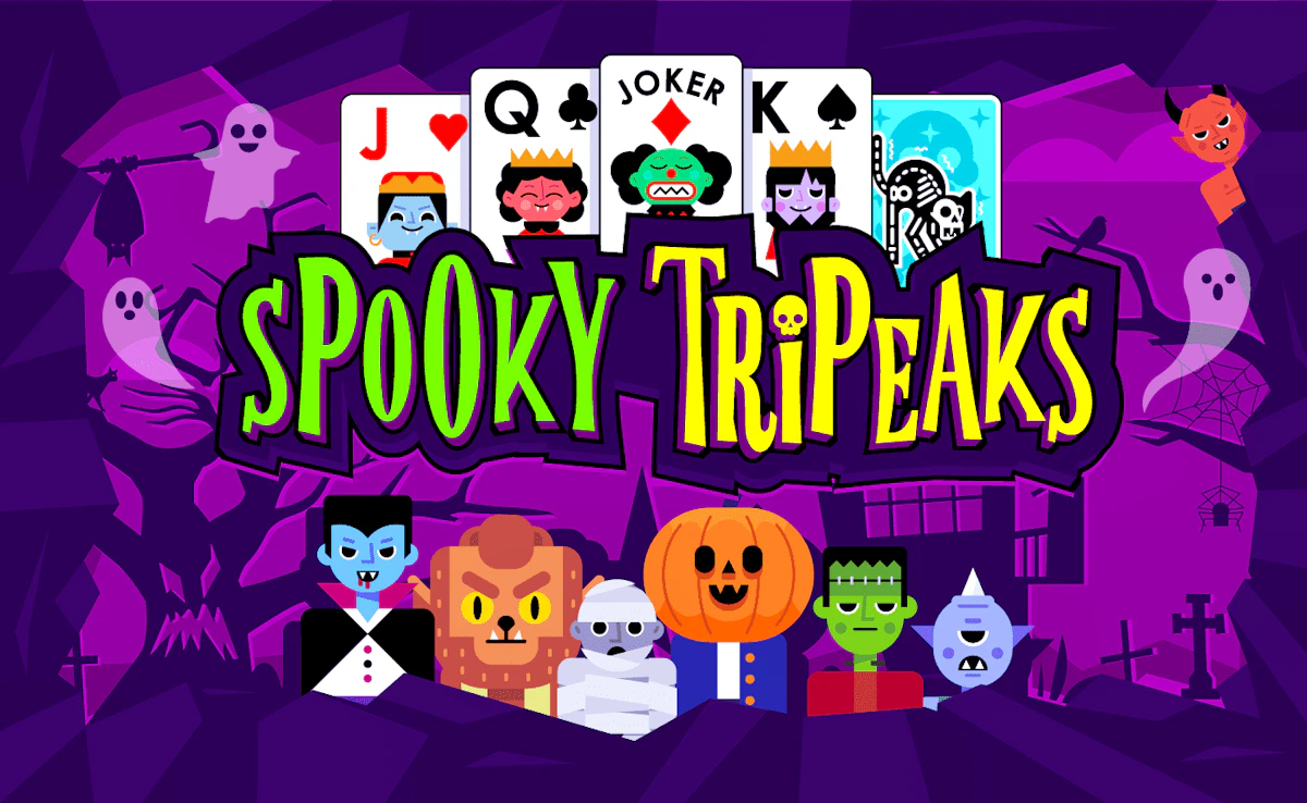 Play Spooky Tripeaks — free online Card game