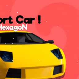 Sport Car Hexagon Online racing Games on taptohit.com