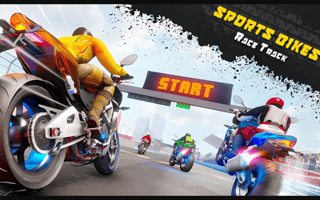 Sports Bikes Race Track game cover