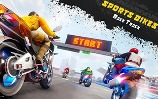 Sports Bikes Race Track game cover