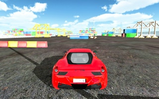 Sports Car Dock Parking game cover