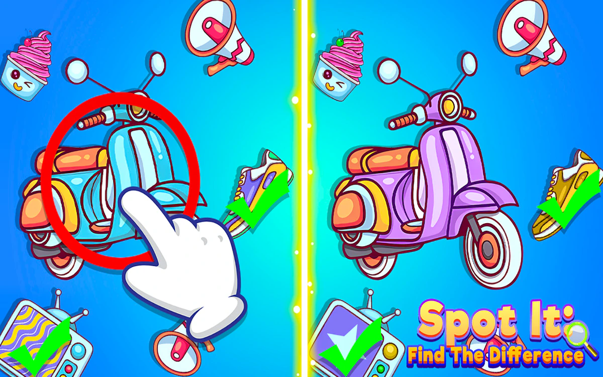 Play Spot It Find The Difference — free online Puzzle game