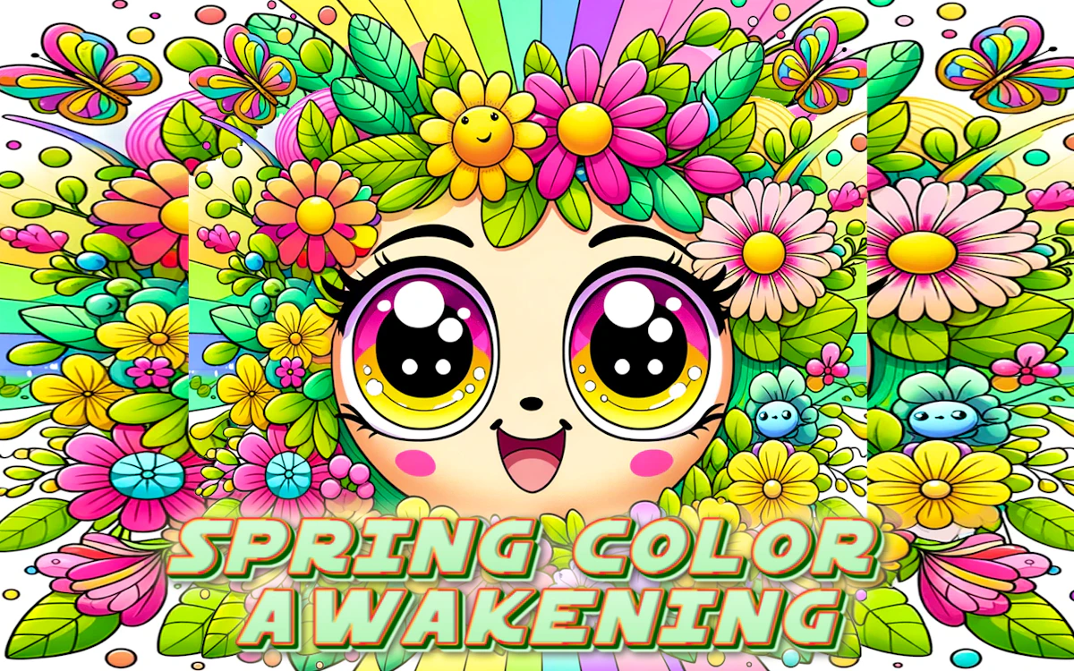Play Spring Color Awakening — free online Coloring game