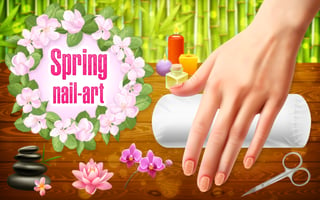 Spring Nail-art game cover
