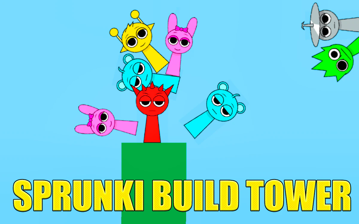 Play Sprunki Build Tower — free online Puzzle game