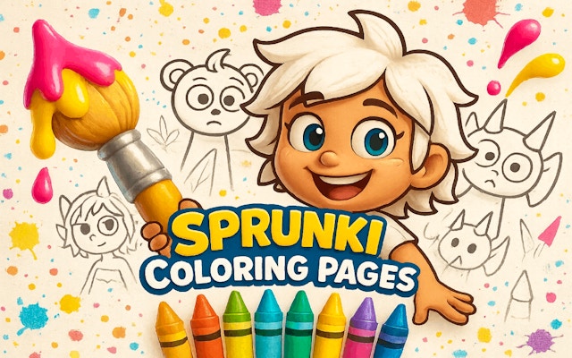 Sprunki Coloring Pages