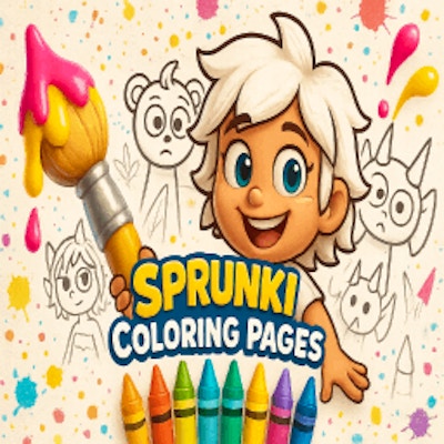 Sprunki Coloring Pages By Gamepix