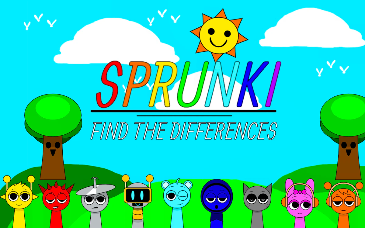 Play Sprunki Find The Differences — free online Puzzle game