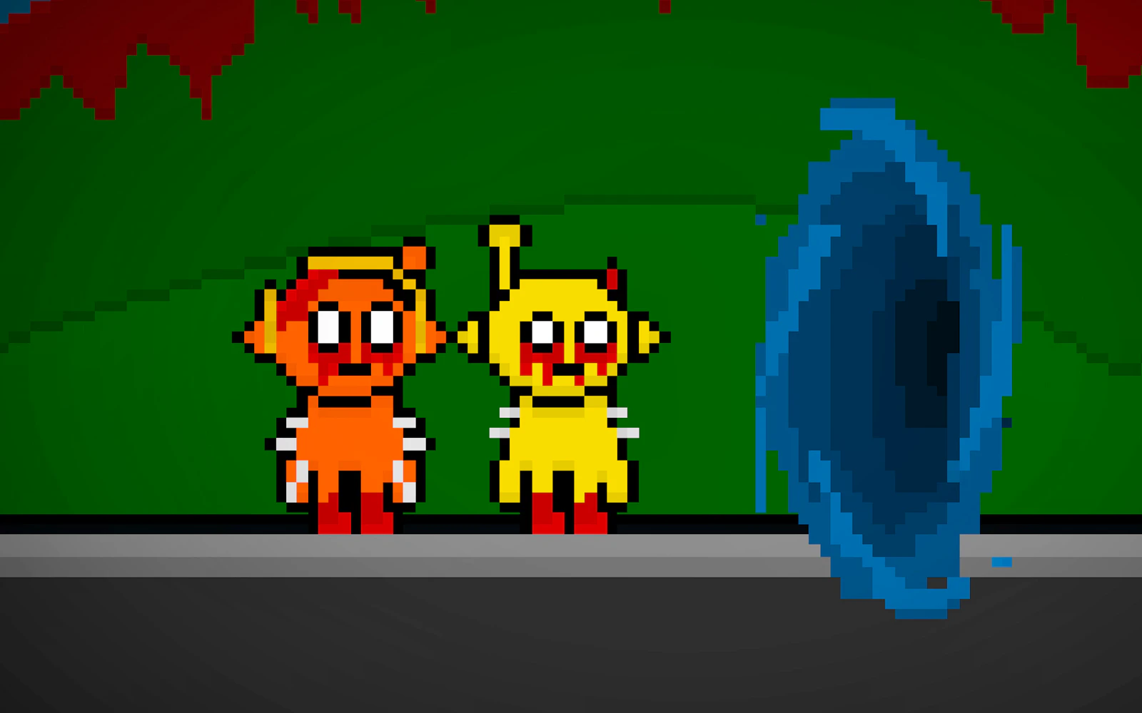 Sprunki Horror Version Dark — free online arcade game on Glaze Games
