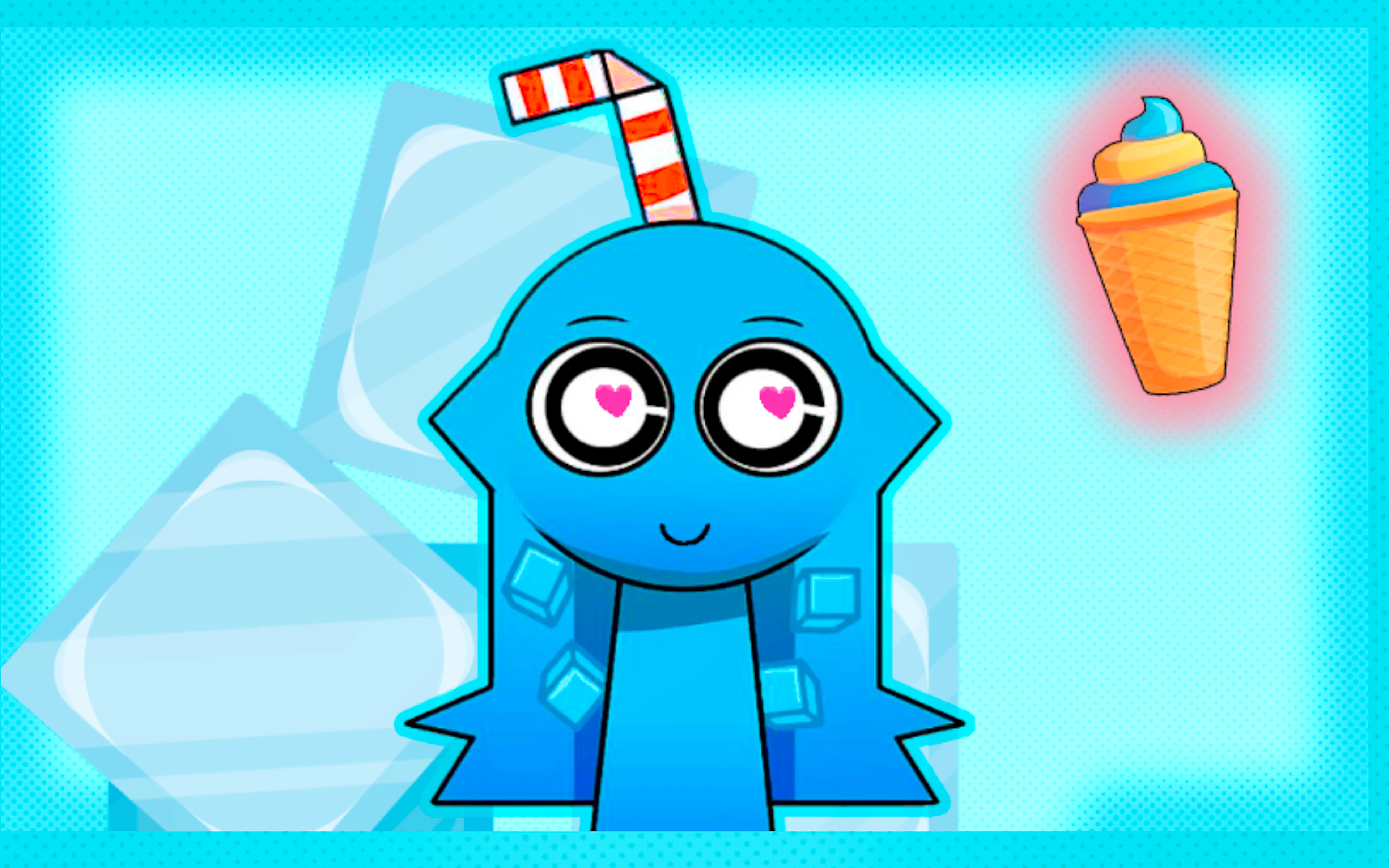 Sprunki Ice Mod - Aqua