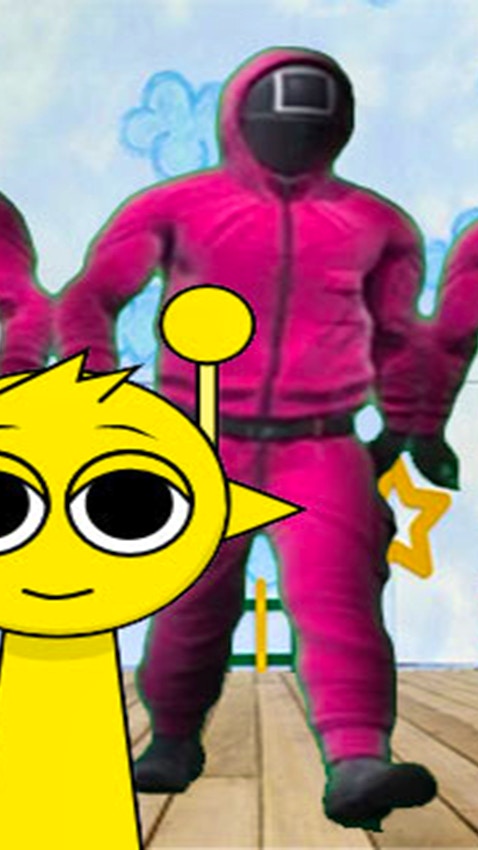 Sprunki in Squid Game Chamber