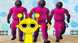 Sprunki in Squid Game Chamber