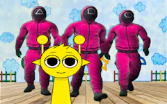 Sprunki in Squid Game Chamber