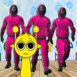 Sprunki in Squid Game Chamber