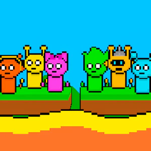 Sprunki Lava Escape 2Player Thumbnail