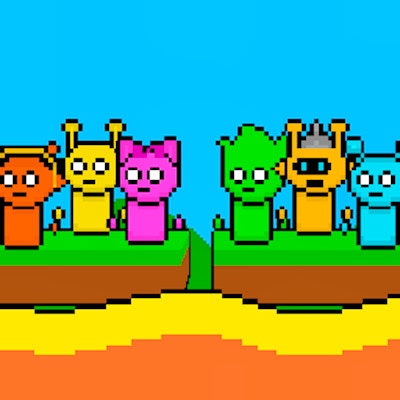 Sprunki Lava Escape 2Player By Gamepix