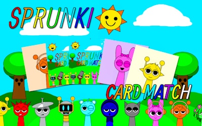 Sprunki Memory Card Match game