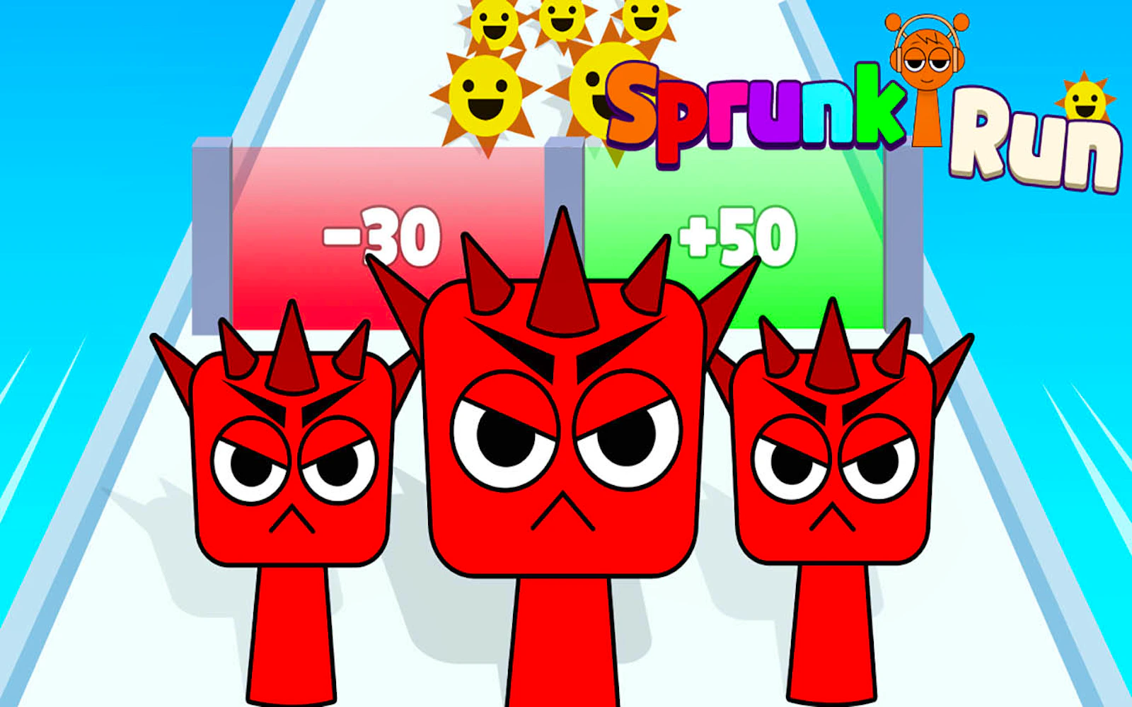 Sprunki Run — free online racing game on Glaze Games