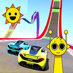 Sprunki Stunt Driving Simulator Unblocked