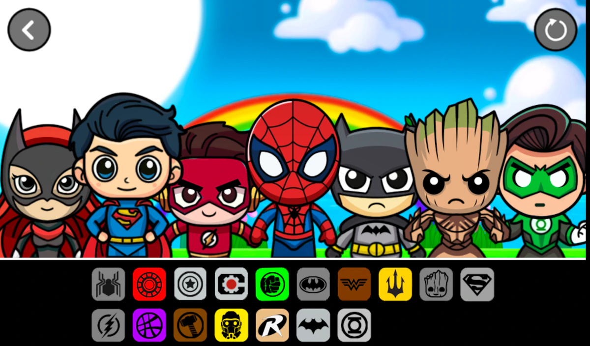 Play Sprunki Super Hero — free online Music game