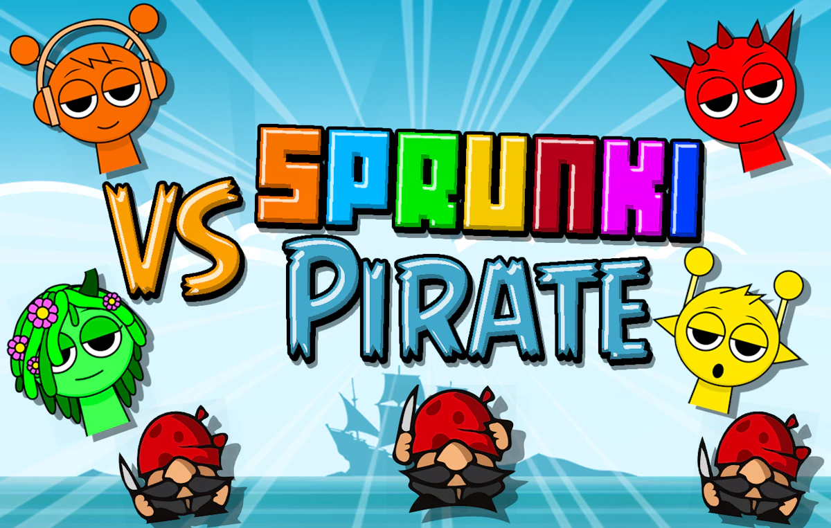 Play Sprunki Vs Pirates — free online Basketball game