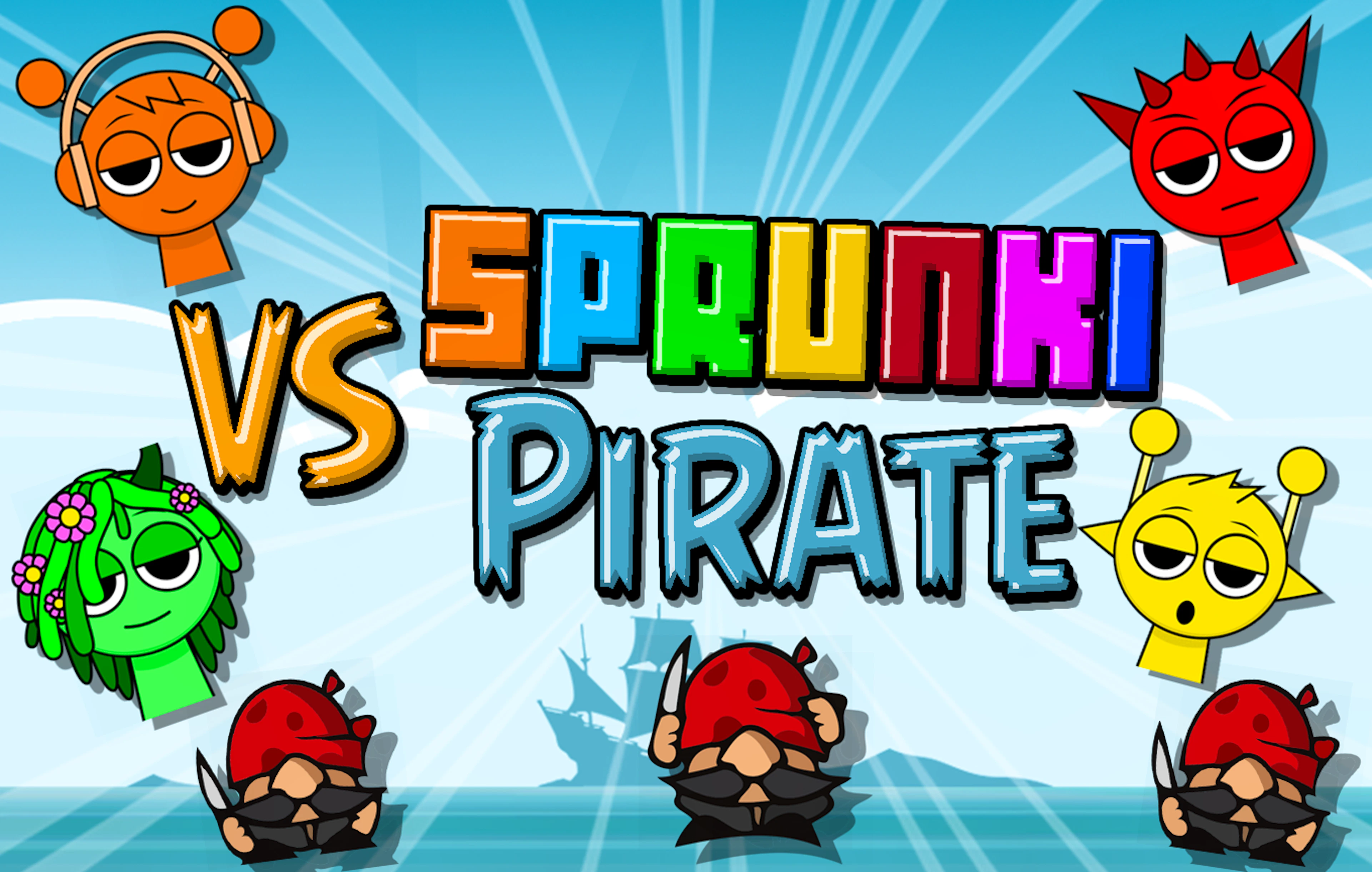 Sprunki Vs Pirates
