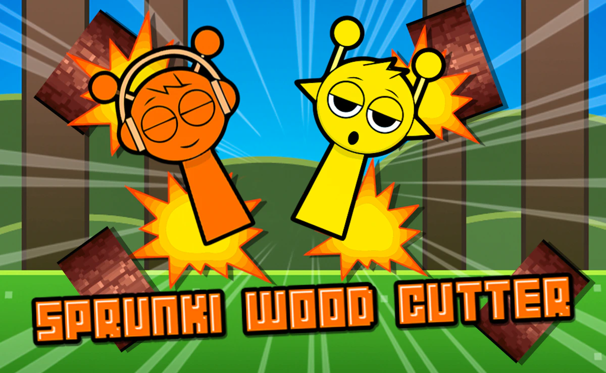 Play Sprunki Wood Cutter — free online Arcade game