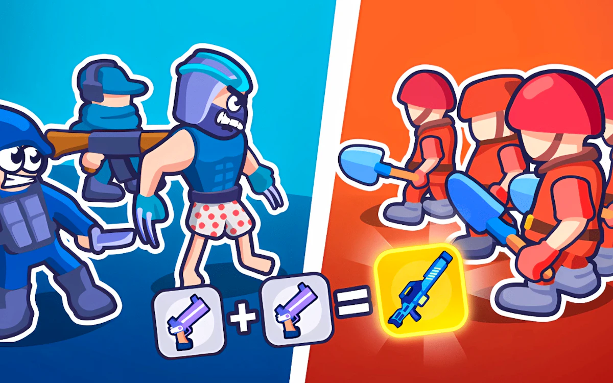 Play Squad Assembler - Red vs Blue — free online Strategy game