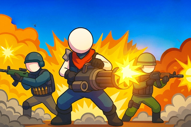 Squad Shooter 3d Army Commando Gun Battle Game