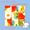 Square jigsaw Puzzle 2 - Assemble Flowers banner