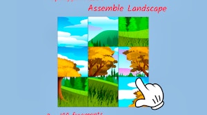 Image for Square jigsaw Puzzle 2 - Assemble Landscape