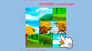 Square Jigsaw Puzzle 2 - Assemble Landscape 🕹️ Play Now on GamePix