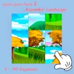 Square jigsaw Puzzle 2 - Assemble Landscape banner