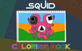 Squid Coloring Book