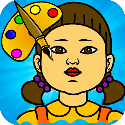 Squid Coloring Game By Gamepix