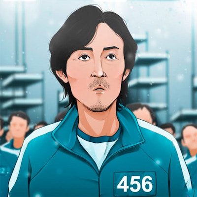 Squid Game Player 456 Sliding By Gamepix