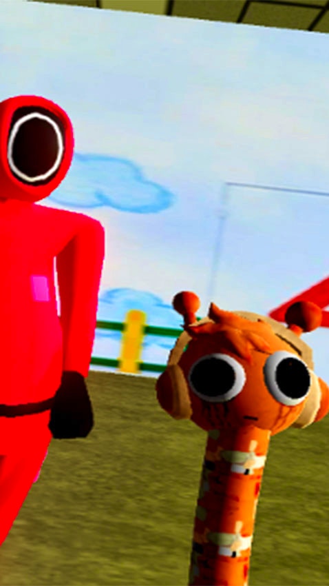 Squid Game Sprunki Escaped Backrooms