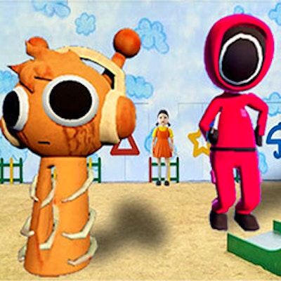 Squid Sprunki Game Red Light By Gamepix