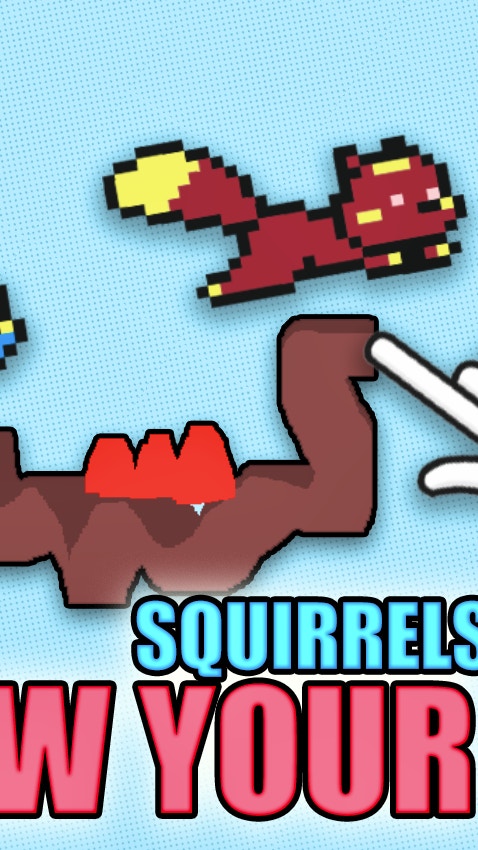 Squirrels and Acorn - Draw your level!