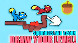 Squirrels and Acorn - Draw your level!