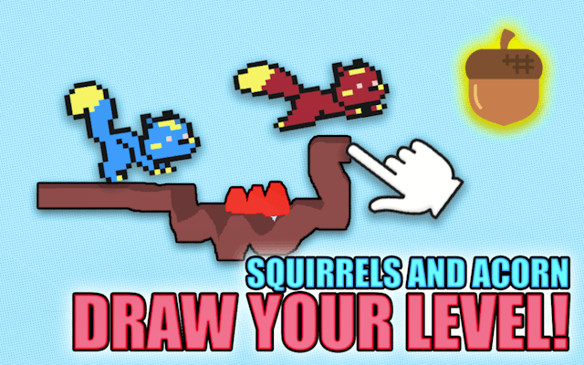 Squirrels And Acorn Draw Your Level