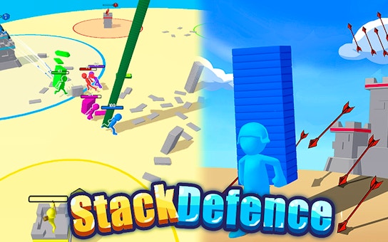 Stack Defence 🕹️ Play Now on GamePix