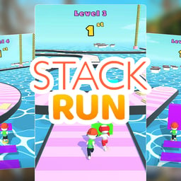 Stack Run Online strategy Games on taptohit.com