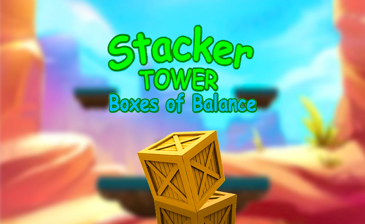 Play Stacker Tower Boxes of Balance — free online Arcade game