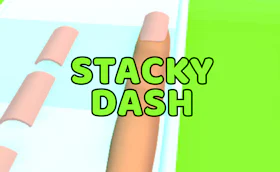 Stacky Dash Nail - Free Online Browser Game