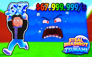 Steal Brainrot From Tsunami Online