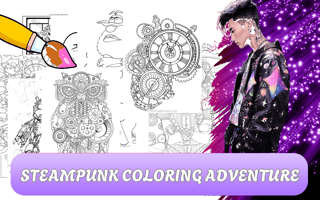Steampunk Coloring Adventure game cover