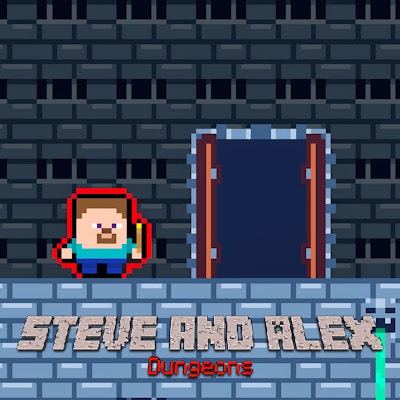 Steve and Alex Dungeons By Gamepix